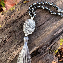 Load image into Gallery viewer, Inner Strength Mala Elevate your inner strength and resilience with our Inner Strength Mala. Meticulous handcrafted with an array of powerful gemstones, this piece blends natural beauty, metaphysical power, and timeless craftsmanship. It&#39;s more than a pie
