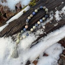 Load image into Gallery viewer, Sodalite and Jasper Mala Bracelet
