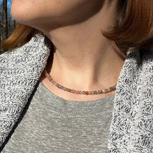 Load image into Gallery viewer, Moonstone Cube Necklace
