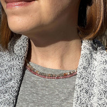 Load image into Gallery viewer, Moonstone Cube Necklace
