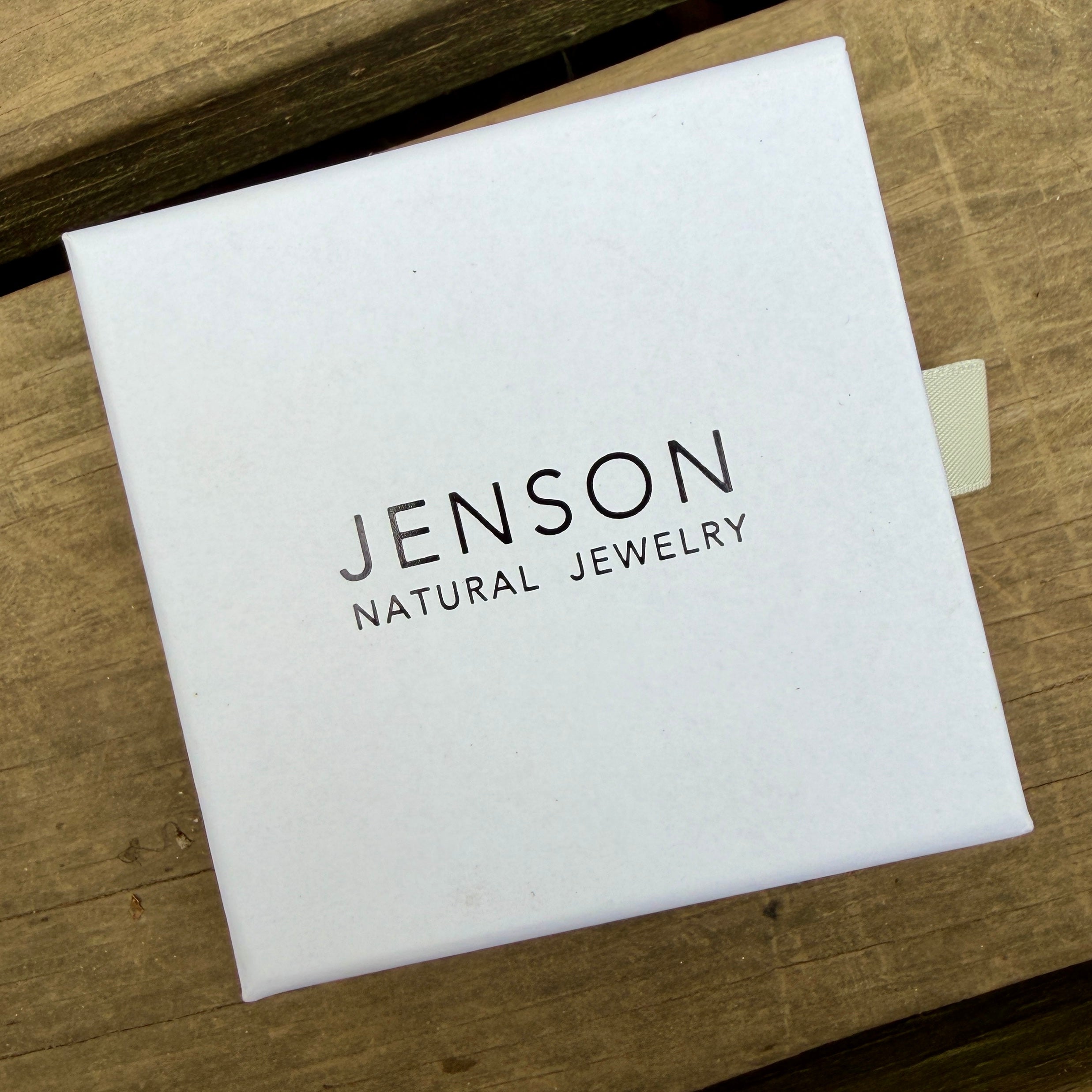 White Jenson Natural Jewelry gift box for Virgo Zodiac Gift Set