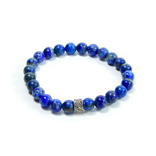 Load image into Gallery viewer, Lapis Lazuli Bead Bracelet
