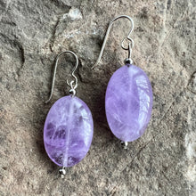 Load image into Gallery viewer, Lavender Amethyst Earrings
