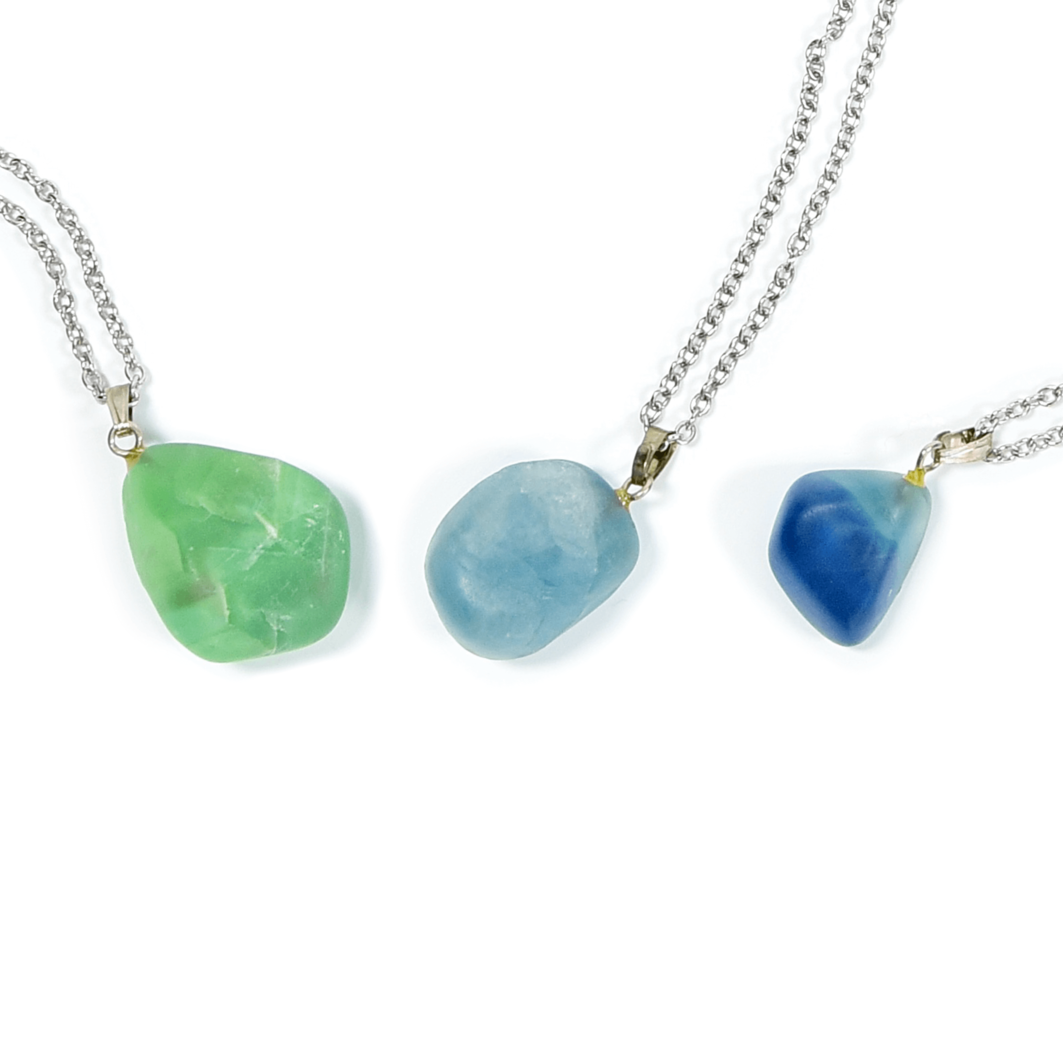 Fluorite Pebble Necklace