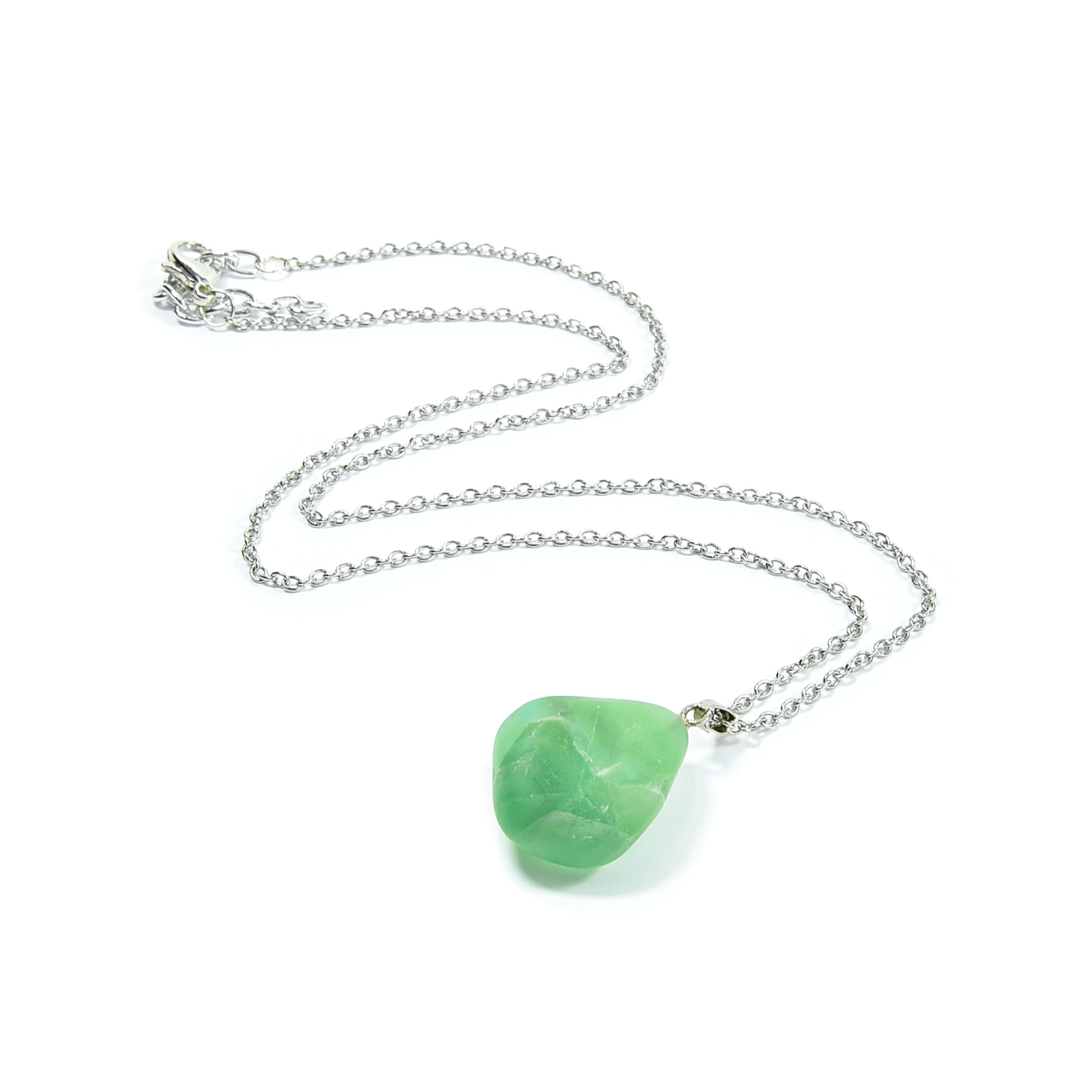 Fluorite Pebble Necklace
