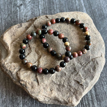 Load image into Gallery viewer, Red Creek Jasper &amp; Onyx Bracelet
