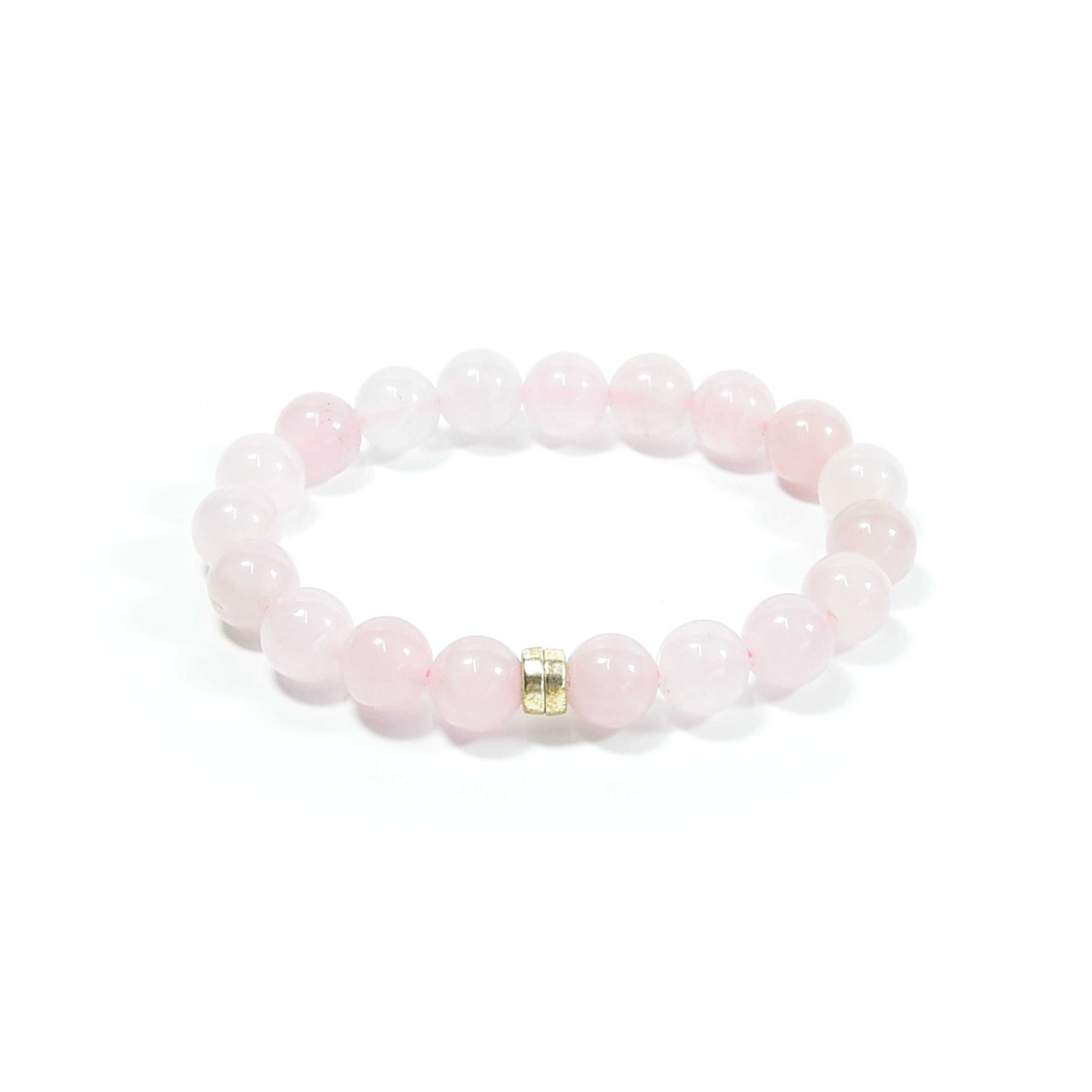 Rose Quartz Bead Bracelet