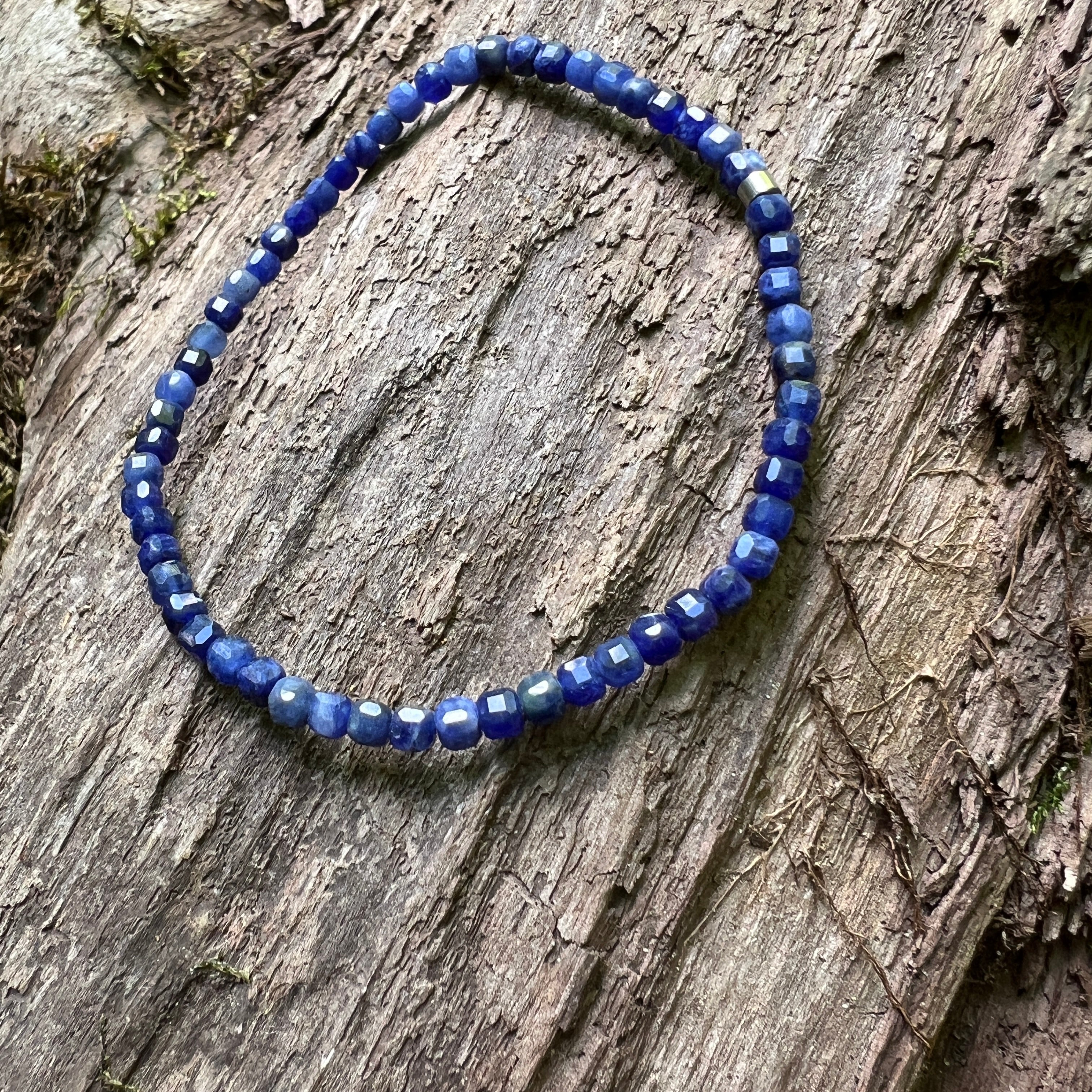 Sodalite Cube Bracelet - Subtle Radiance Collection