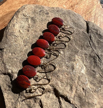 Load image into Gallery viewer, Apple Jasper Earrings
