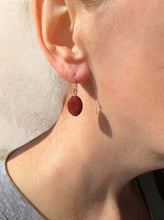Load image into Gallery viewer, Apple Jasper Earrings
