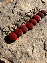 Load image into Gallery viewer, Apple Jasper Earrings
