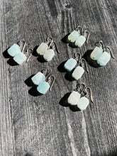 Load image into Gallery viewer, Aquamarine Rough-Cut Earrings
