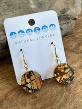 Load image into Gallery viewer, Red Creek Jasper Circle Earrings
