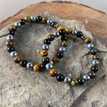 Load image into Gallery viewer, Tiger Eye Mix Bead Bracelet

