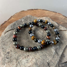 Load image into Gallery viewer, Tiger Eye Mix Bead Bracelet
