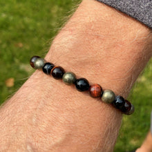 Load image into Gallery viewer, Tiger Eye Mix Bead Bracelet

