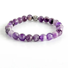 Load image into Gallery viewer, Chevron Amethyst Bracelet
