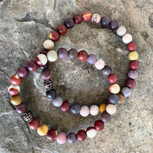 Load image into Gallery viewer, Matte Mookaite Bead Bracelet
