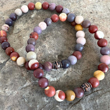 Load image into Gallery viewer, Matte Mookaite Bead Bracelet
