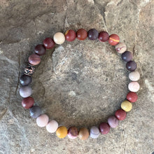 Load image into Gallery viewer, Matte Mookaite Bead Bracelet
