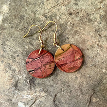 Load image into Gallery viewer, Red Creek Jasper Circle Earrings
