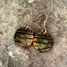 Load image into Gallery viewer, Red Creek Jasper Circle Earrings
