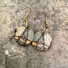 Load image into Gallery viewer, Red Creek Jasper Circle Earrings
