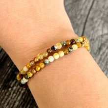 Load image into Gallery viewer, Flower Jade Mini Bead Bracelet
