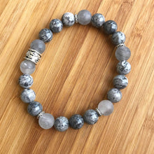 Load image into Gallery viewer, Silver Crazy Lace Agate and Cloud Quartz

