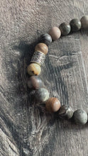 Load and play video in Gallery viewer, Gray Thunder Jasper Bracelet
