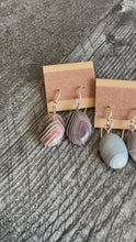 Load and play video in Gallery viewer, Botswana Agate Earrings
