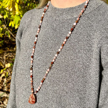 Load image into Gallery viewer, Cherry Blossom Agate Mala
