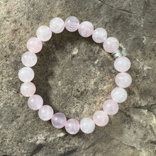 Load image into Gallery viewer, Rose Quartz Bead Bracelet
